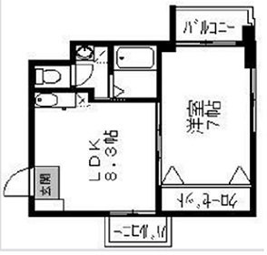 705号間取図